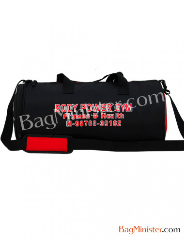 Black & Red Gym Bag
